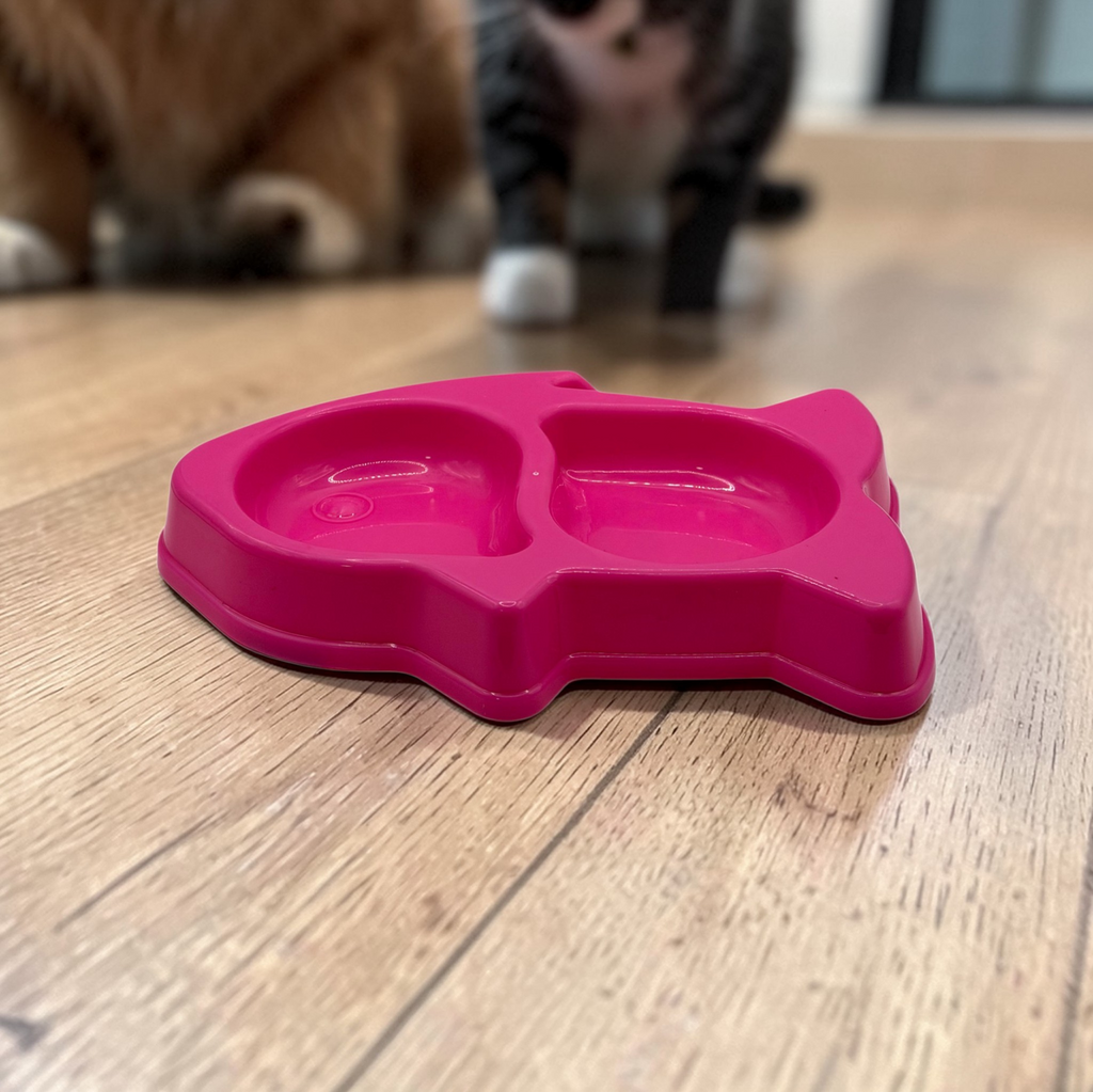 Plato Dúo Felino "Happy Fish"