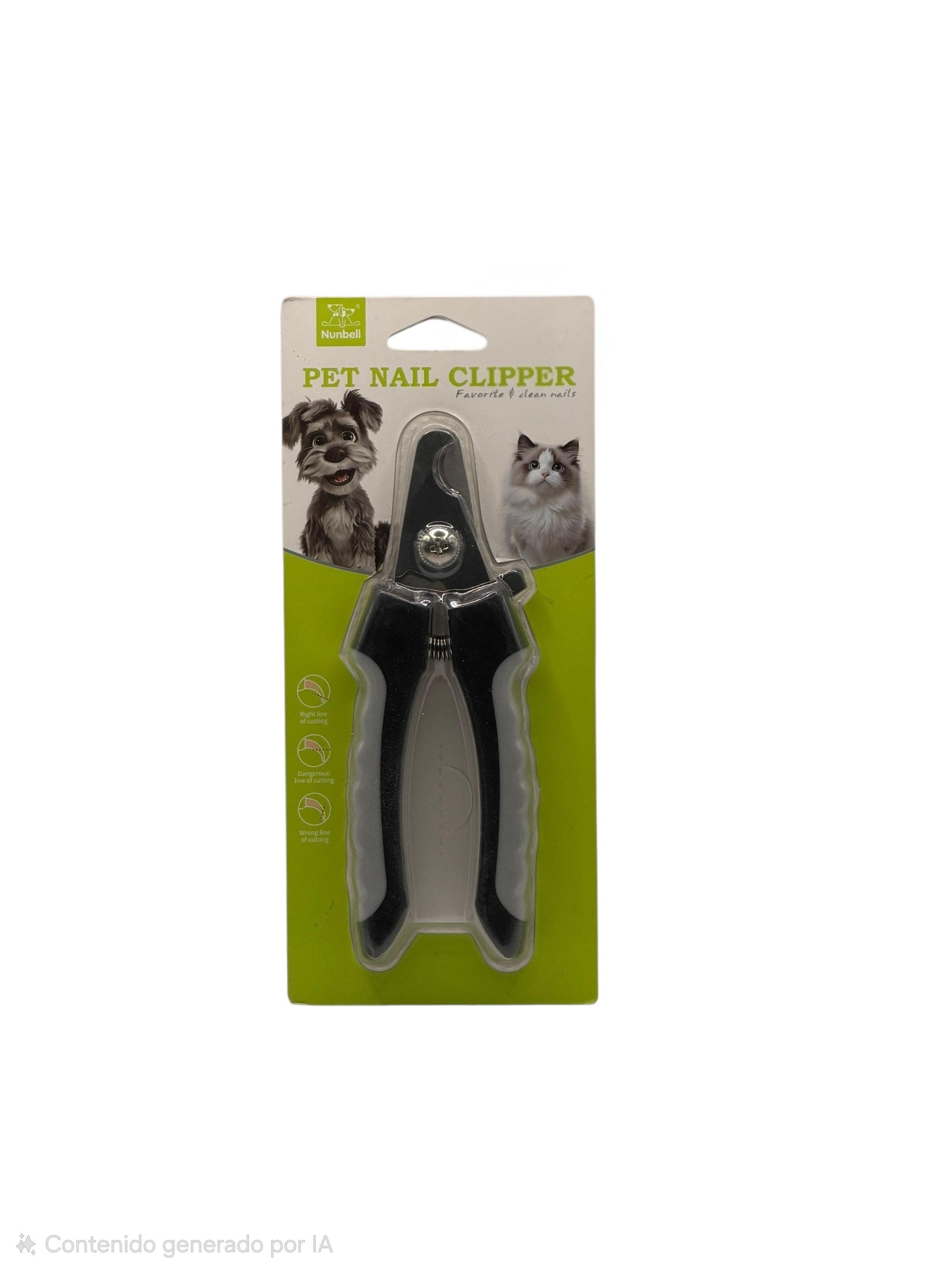 Cortaúñas Ergonómico “Grip Pro” Corte Firme y Cómodo para Perros y Gatos
