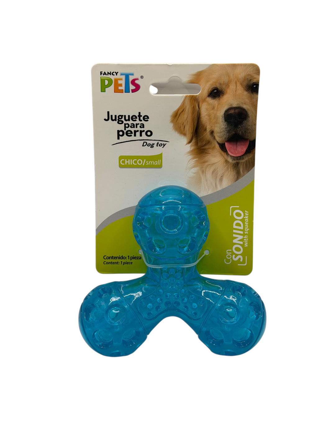 Juguete Mordedera "Triple-Joy" de Textura Relieve