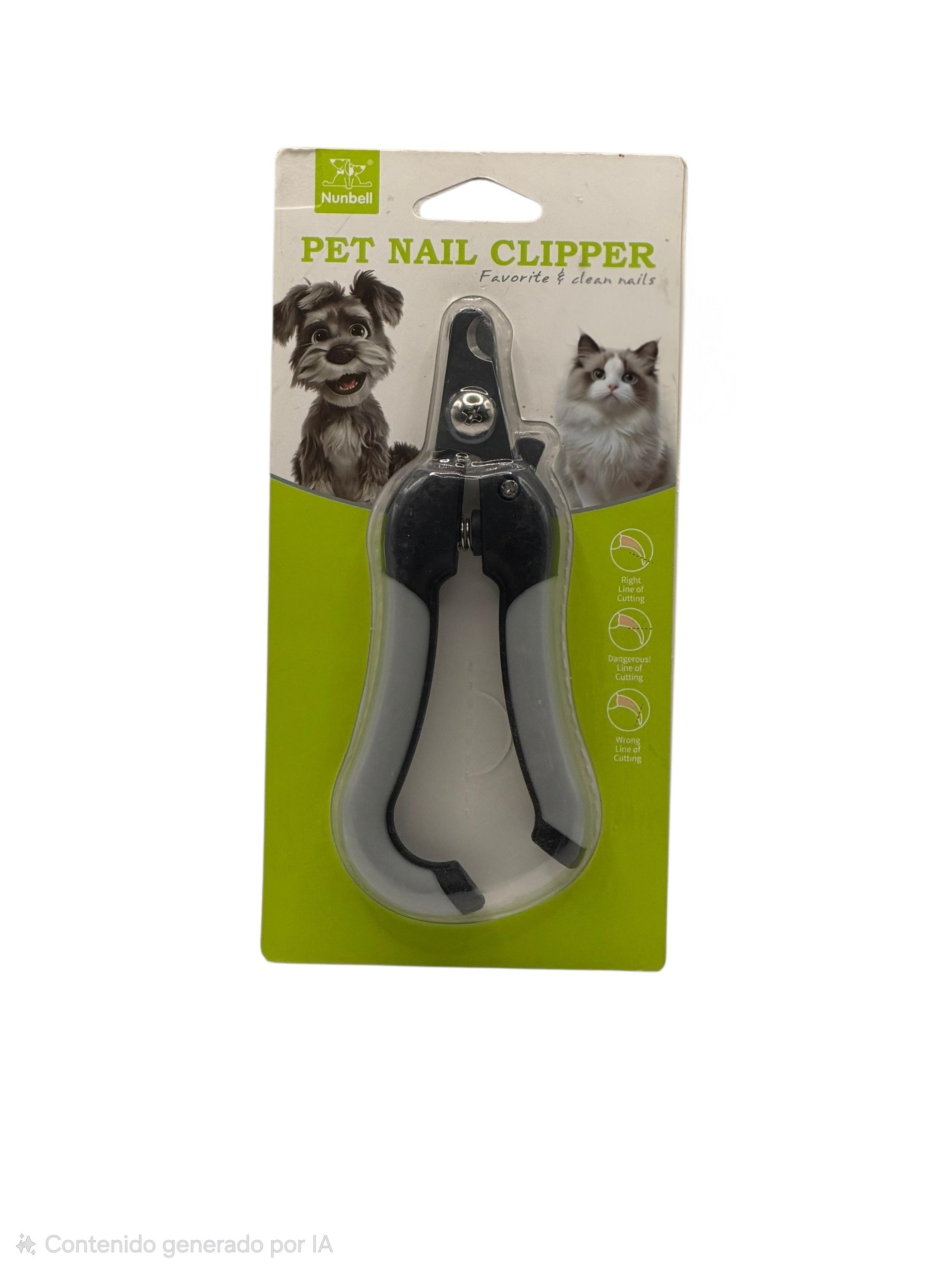 Cortaúñas Ergonómico “Pet Nail Pro” Corte Firme para Perros y Gatos
